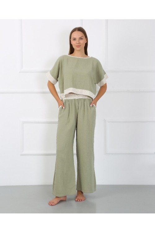 SHYLA LINE  YEŞİL PANTOLON