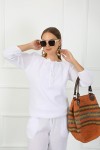 ŞİLE BLUZ - BEYAZ