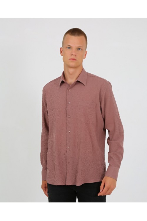 ZEUS UK ERKEK GÖMLEK - KAHVE