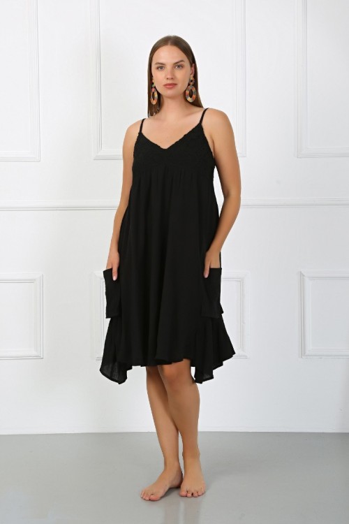 LUNA ELBİSE - SİYAH