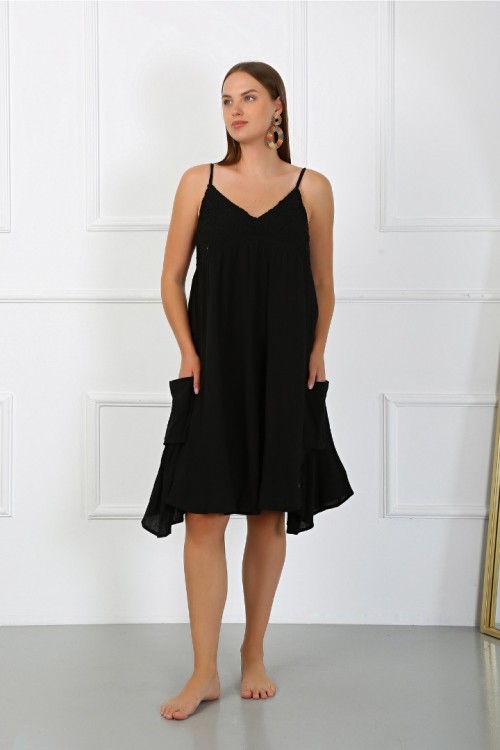 LUNA ELBİSE - SİYAH