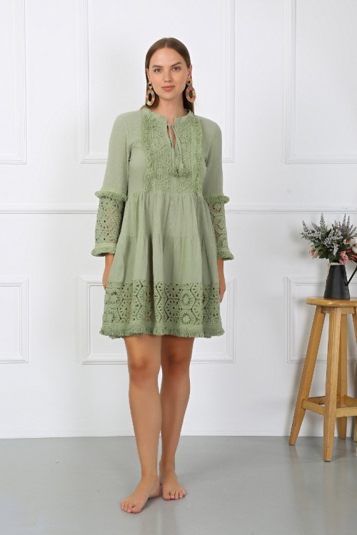 DAFNE ELBİSE - YEŞİL